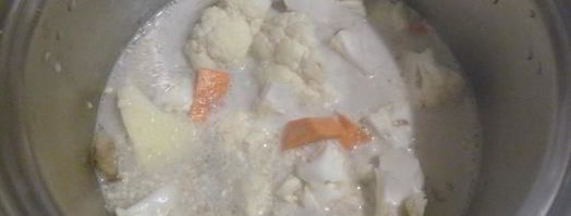 овощной суп-пюре с шампиньонами. Шаг 4