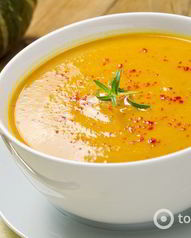 Суп с плавленным сыром