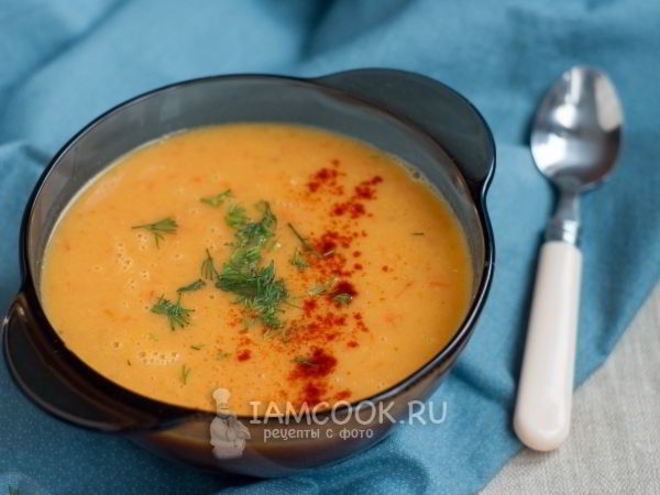 Рецепт постного горохового супа-пюре