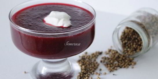 Пряный свекольный суп-пюре