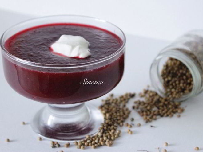 Рецепт пряного свекольного супа-пюре