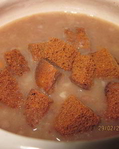 Суп-пюре чесночно-фасолевыйПостные дни