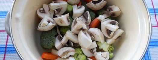 суп-пюре из брокколи и шампиньонов. Шаг 2