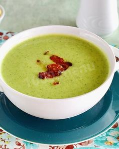 Суп пюре из брокколи с сыром