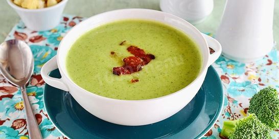 Суп пюре из брокколи с сыром