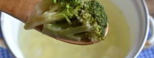 суп-пюре из брокколи со сливками. Шаг 3