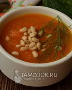 Суп-пюре из фенхеля и моркови