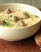 Суп-пюре из кабачков и цветной капусты