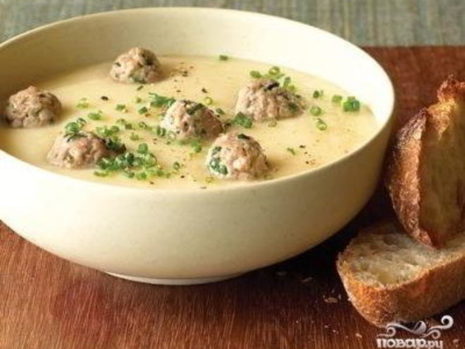 Рецепт супа-пюре из кабачков и цветной капусты