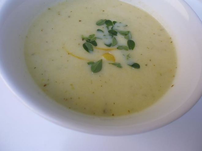 Рецепт супа-пюре из кабачков с лимонным ароматом