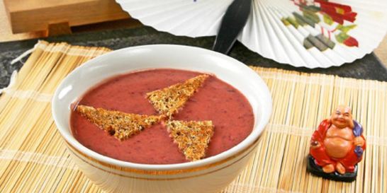 Суп-пюре из красной фасоли