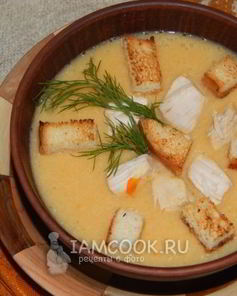 Суп-пюре из курицы с картофелем