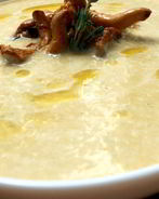 Суп-пюре из лисичек