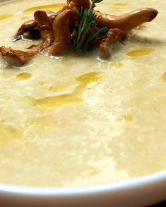 Суп-пюре из лисичек