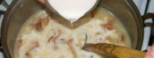 суп-пюре из лисичек. Шаг 4