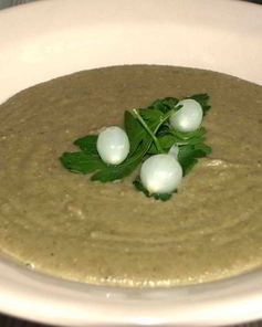 Суп-пюре из маша с орегано