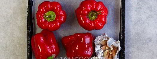 суп-пюре из печеного перца. Шаг 3