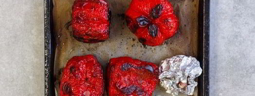 суп-пюре из печеного перца. Шаг 4