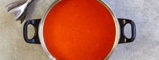 суп-пюре из печеного перца. Шаг 10