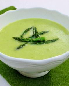 Суп-пюре из спаржи