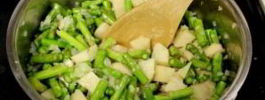 суп-пюре из спаржи. Шаг 4