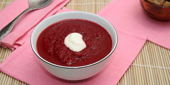 Суп-пюре из свеклы