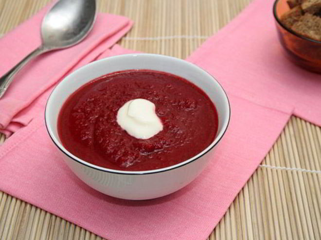 Рецепт супа-пюре из свеклы