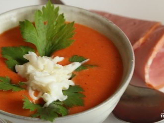 Рецепт супа-пюре из томатов