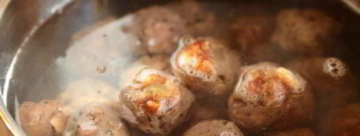 суп-пюре из тыквы с фрикадельками. Шаг 3