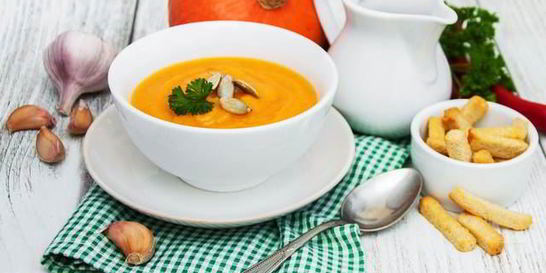 Суп-пюре из тыквы с кокосовым молоком