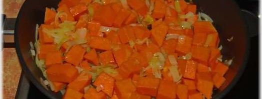 суп-пюре из тыквы с курицей и зеленым горошком. Шаг 34