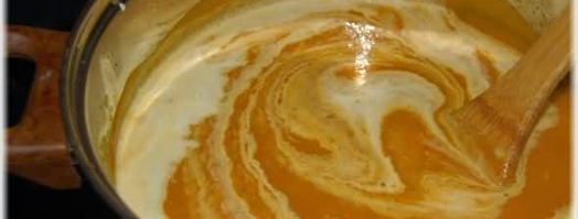 суп-пюре из тыквы с курицей и зеленым горошком. Шаг 43