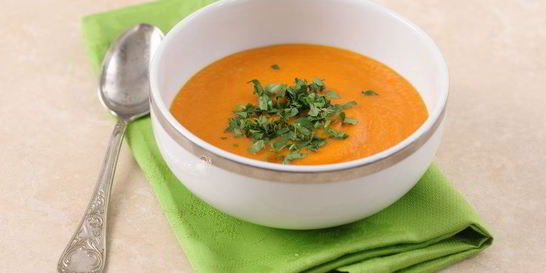 Суп-пюре из тыквы с лемонграссом