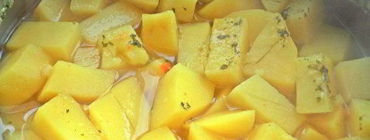 суп-пюре картофельный с горошком и беконом. Шаг 2