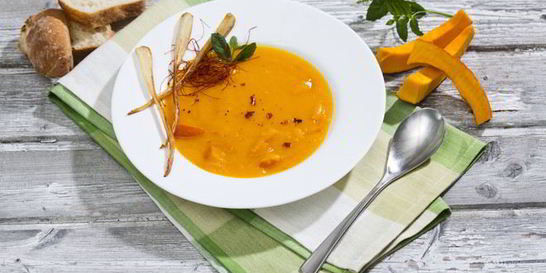 Суп-пюре с беконом