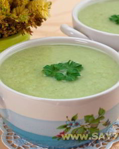 Суп-пюре с брокколи и куриным филе