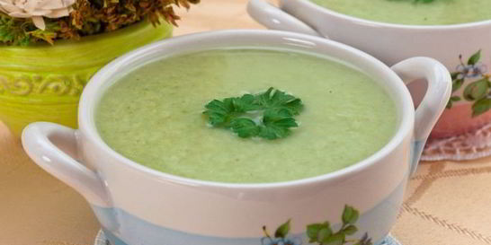 Суп-пюре с брокколи и куриным филе