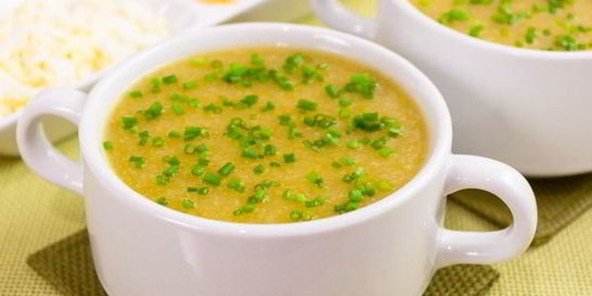 Суп-пюре с кабачками и цветной капустой