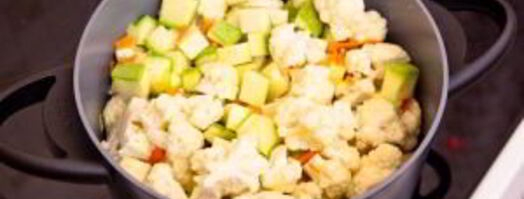 суп-пюре с кабачками и цветной капустой. Шаг 7