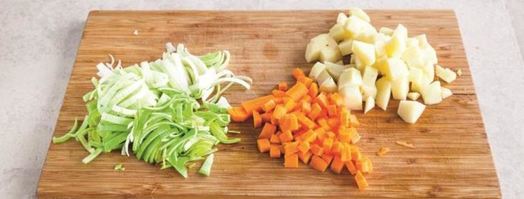 суп-пюре с кнелями из лосося. Шаг 2