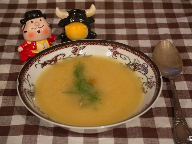 Рецепт супа-пюре с копченой курицей