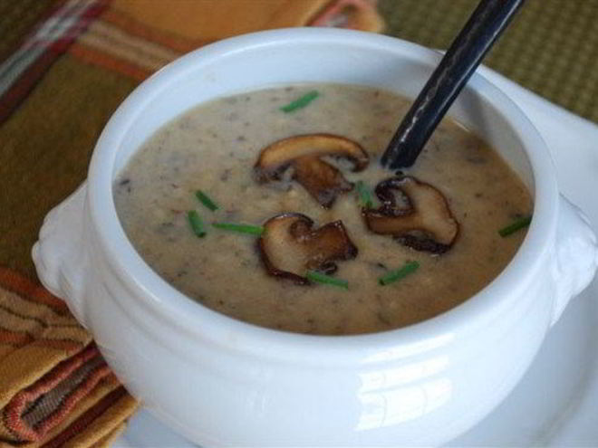 Рецепт супа-пюре с шампиньонами и картофелем