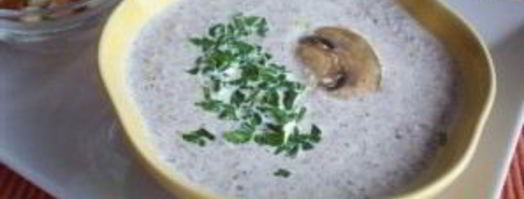 суп-пюре с шампиньонами и сыром. Шаг 6