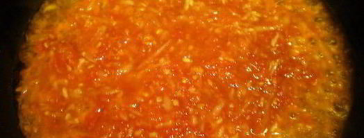 томатный суп-пюре с костным мозгом. Шаг 2