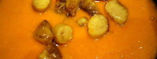 томатный суп-пюре с костным мозгом. Шаг 4