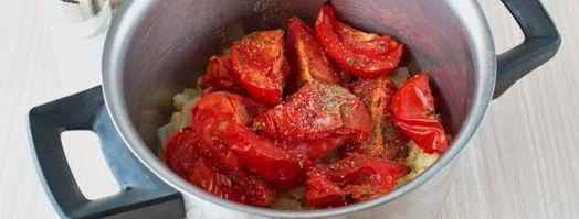 томатный суп-пюре. Шаг 9