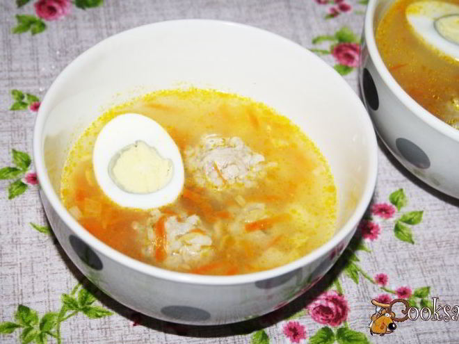 Рецепт супа с индюшиными фрикадельками