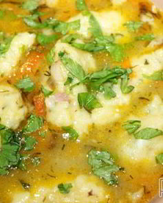 Суп с клецками