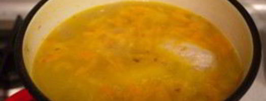 суп с мясом и яйцом. Шаг 7