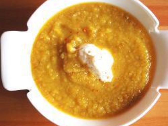 Рецепт супа с печеными овощами